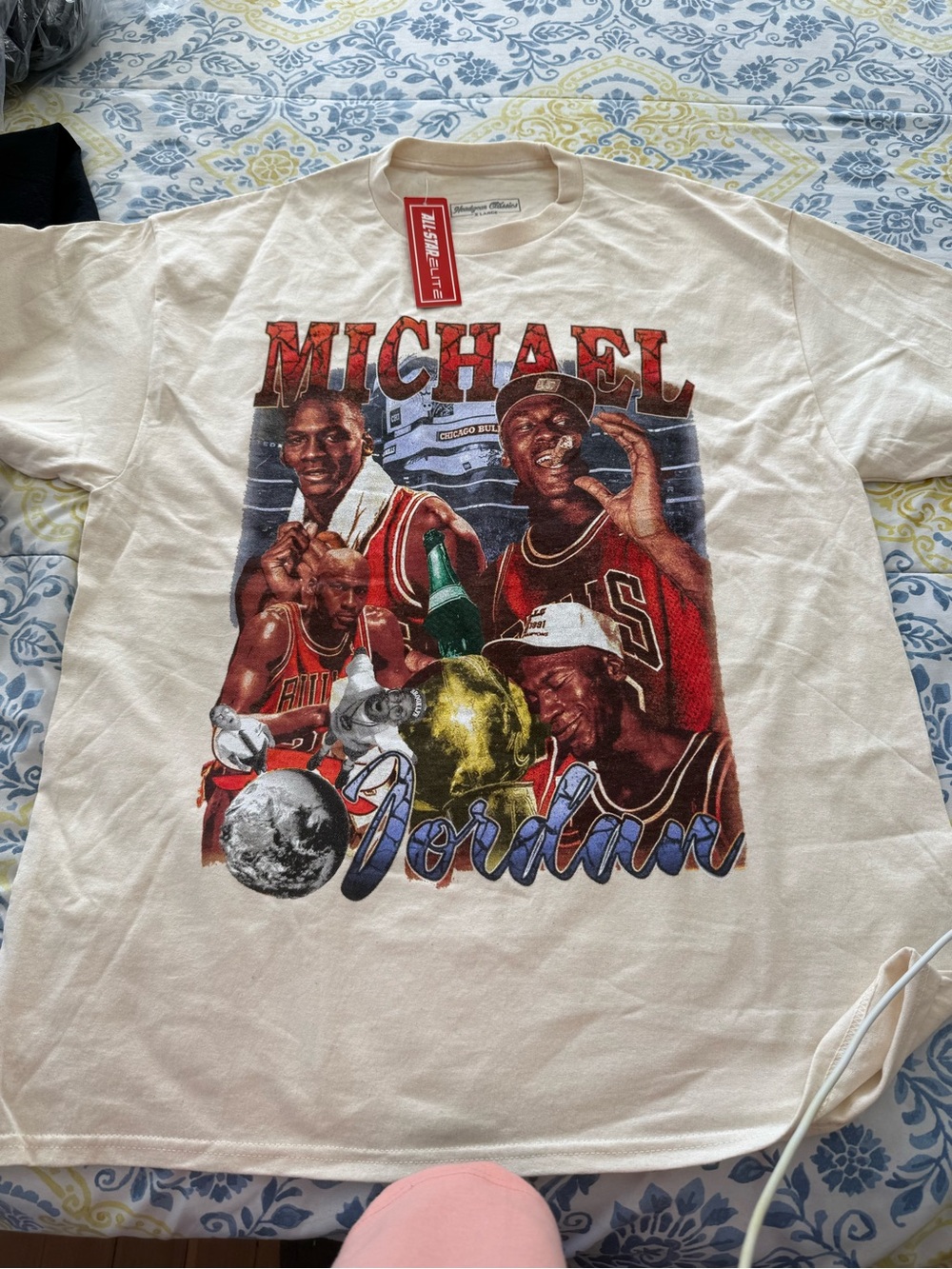 Michael Jordan Graphic Short Sleeve Tee - Cream